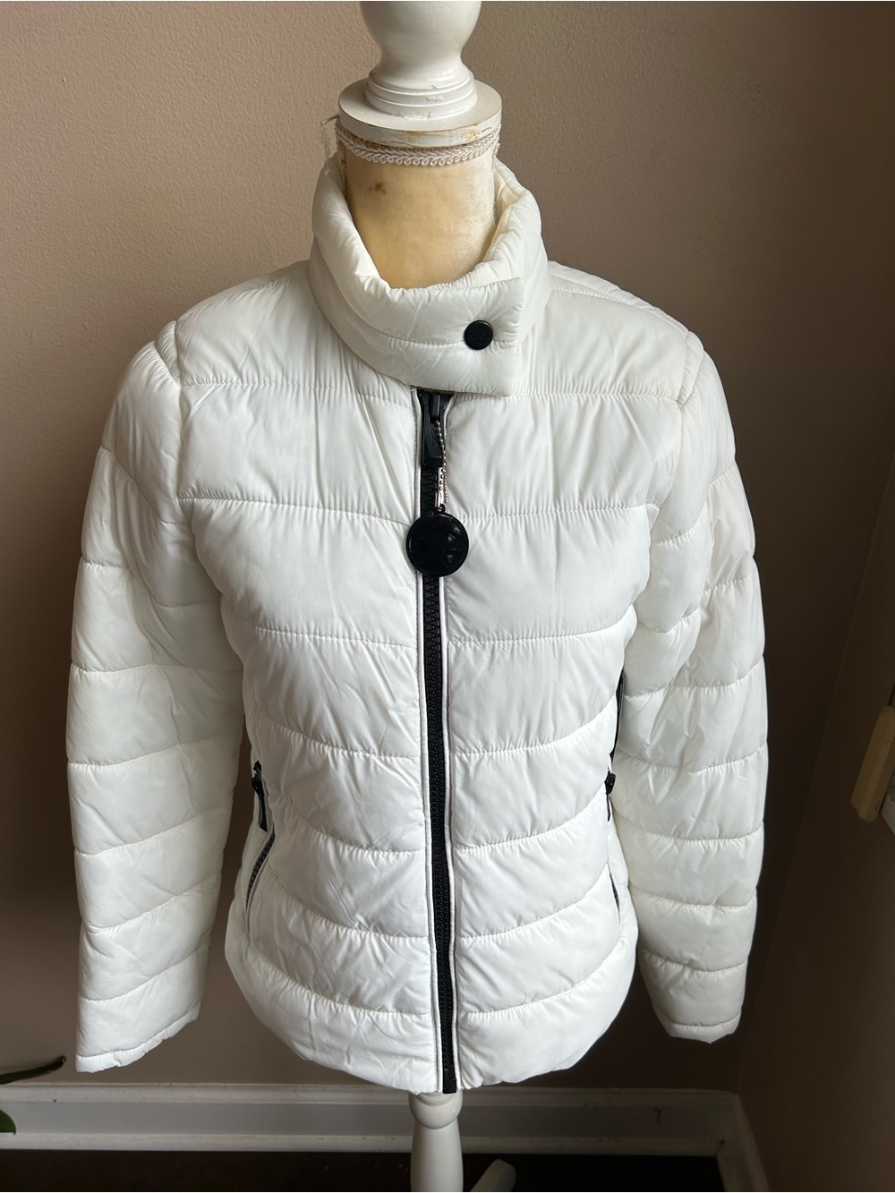 Marc New York Women’s Puffer Jacket New Sz XS Off White